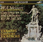 В.А. Моцарт Концерты для двух и трех фортепиано с оркестром KV  39,242,365